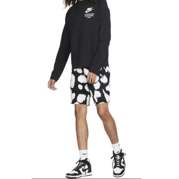 Nike Essentials Pattern Full Print Tie Dye Shorts - Picture 1 of 6